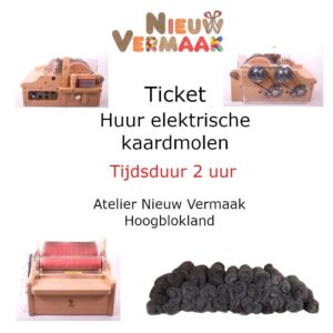 Ticket huur elektrische kaardmolen (Ashford) 2 uur