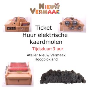 Ticket huur elektrische kaardmolen (Ashford) 3 uur