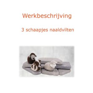 Werkbeschrijving schaapjes naaldvilten